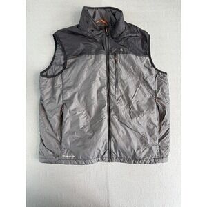 Simms Vest Mens 2XL Gray Primaloft Pertex Quantum Full Zip Insulated Outdoor